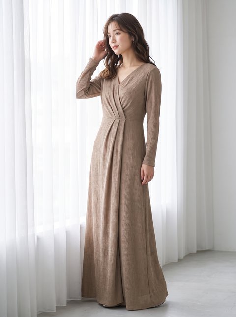 クラッチバッグ（ブラウン・ベージュ系・Mサイズ）| 名古屋のレンタルドレス24DRESS
